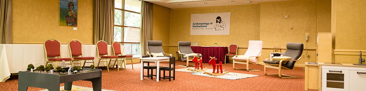 a photo of the anthropology of motherhood feeding room